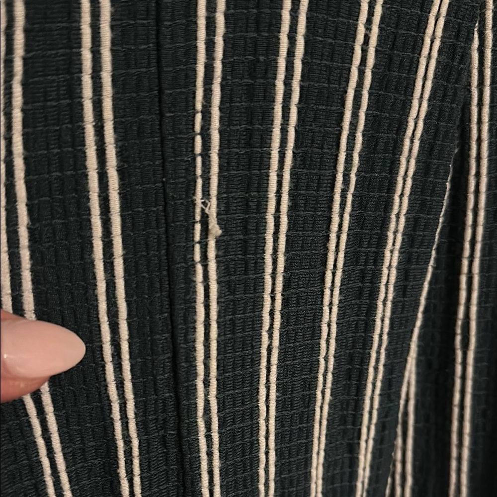 Xhilaration Navy and White Striped Jumpsuit - Picture 4 of 6